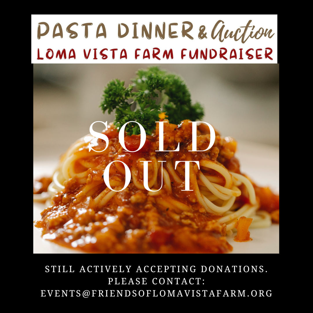 Loma Vista Farm Pasta Fest Fundraiser sold out