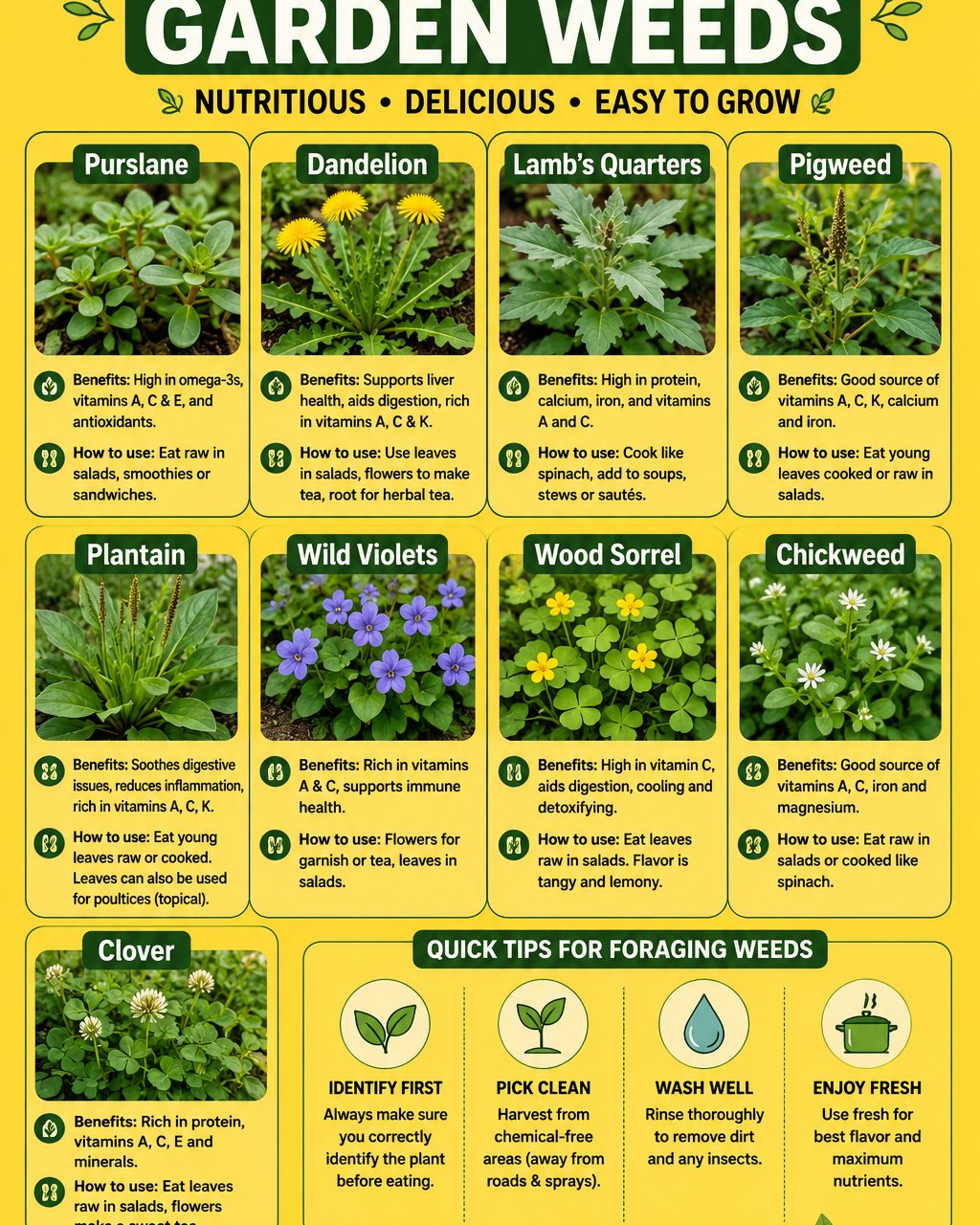 Read more about the article Common Edible Plants