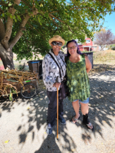 adults enjoying the farm