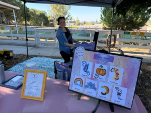the face painting artist
